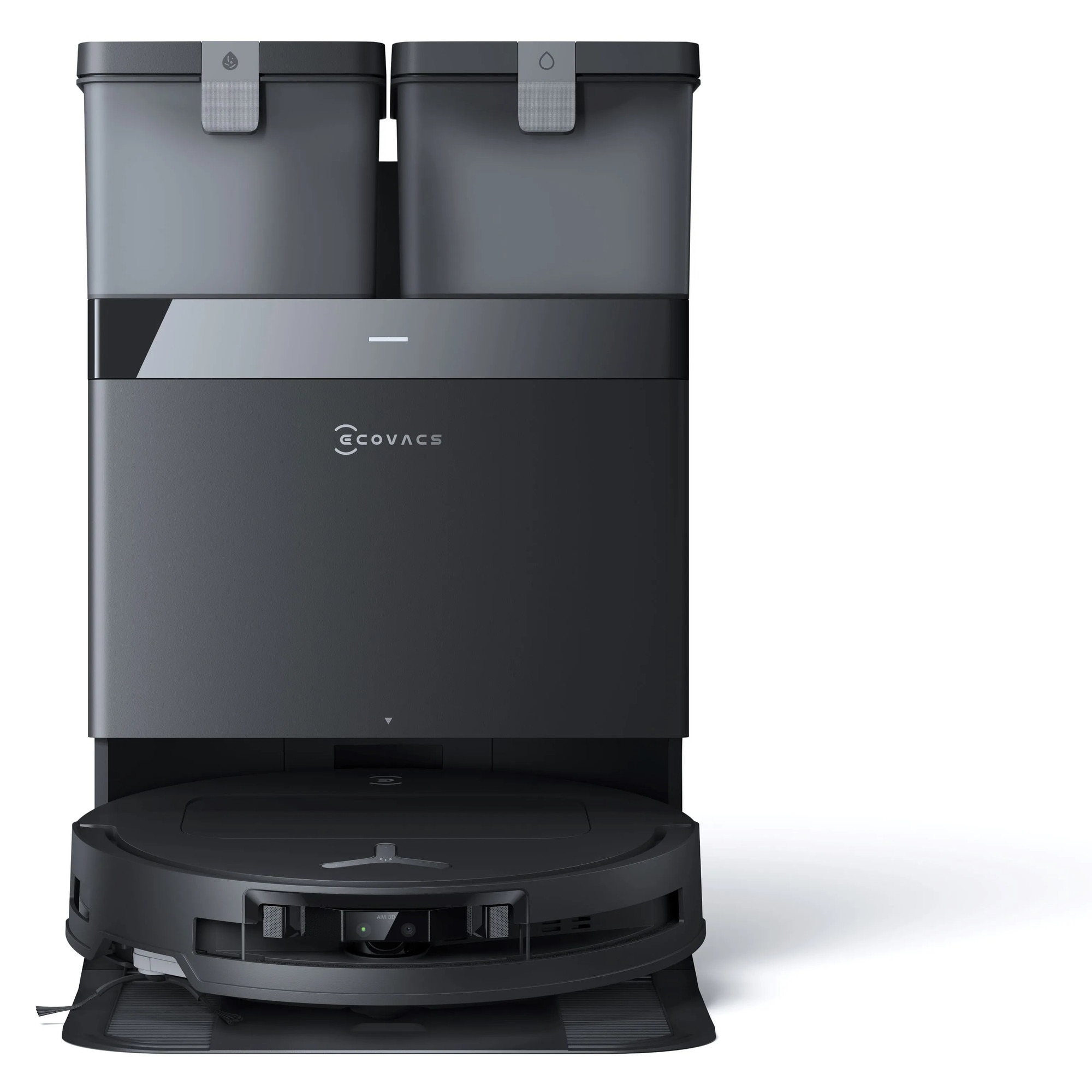 Aspirator robot Ecovacs DEEBOT T50 OMNI Gen 2, 15000Pa, negru, Ultra-subtire 81mm