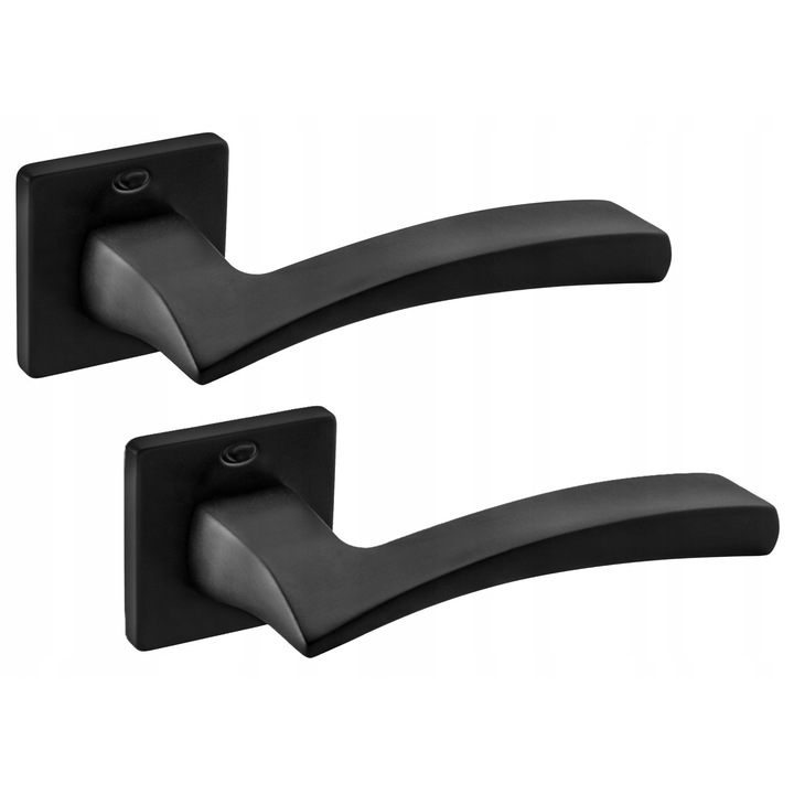 Maner Usa Convex 1145 Rozeta Patrata SLIM 6mm Black