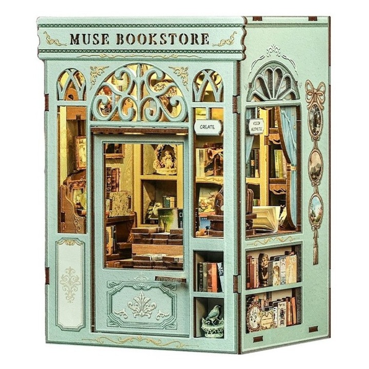 3D-s kirakó, könyvgerinc saját kezűleg, Muse Könyvesbolt, Cutebee, 201 darabos