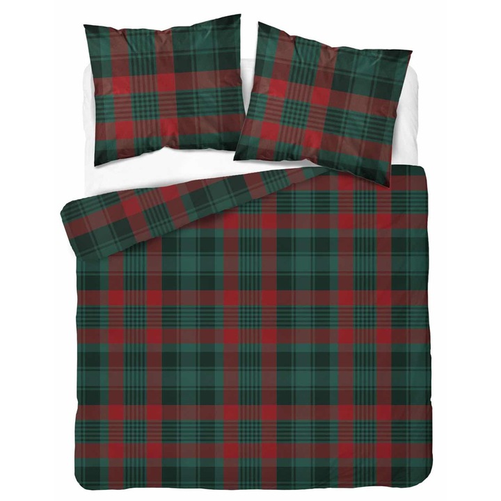 Detexpol ágyneműhuzat garnitúra, 220x200cm, 2x 70x80cm, szatén pamut, nyomott mintás, cipzáras