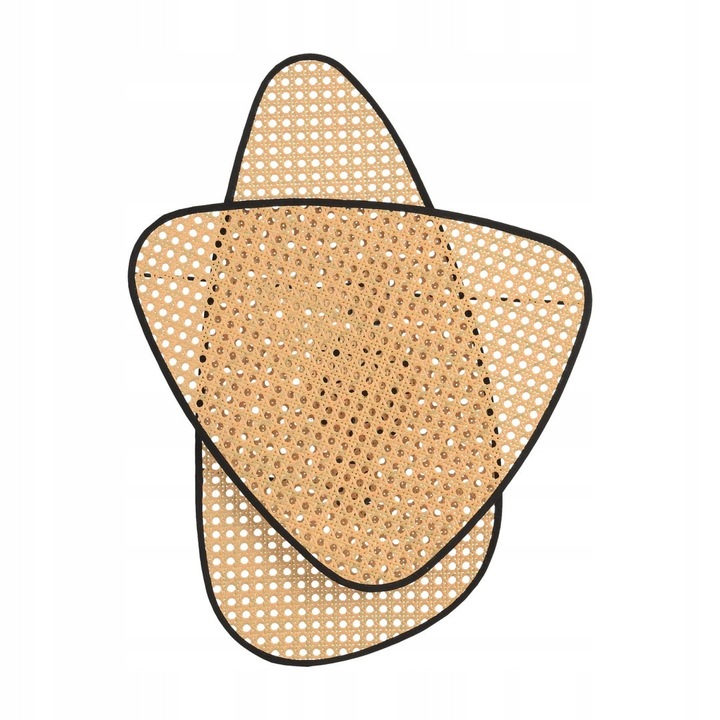 Lampa Perete NATURA DUO 60cm Boho Rattan 2xE27