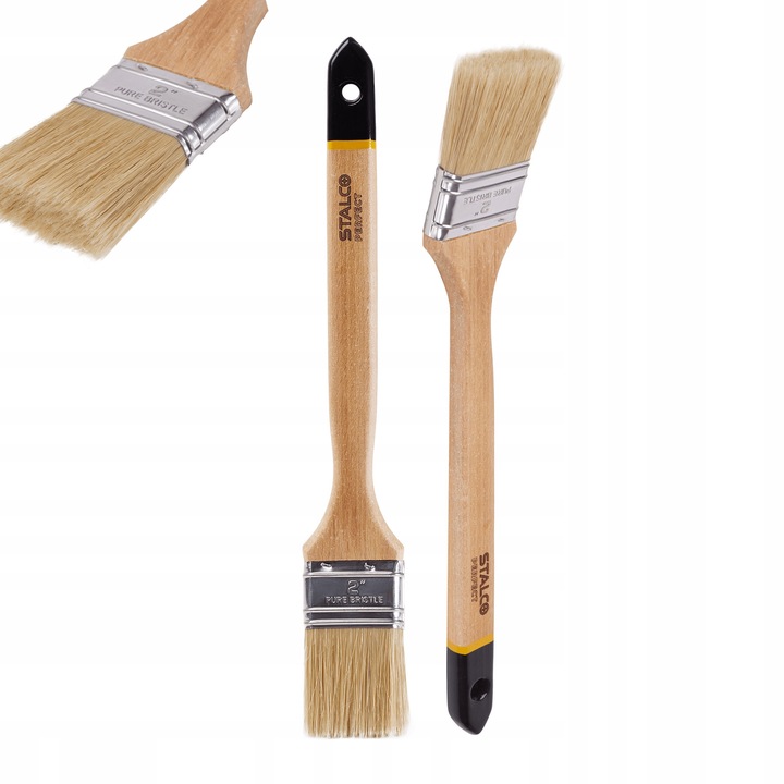 Pensula pentru calorifere Stalco Universal 1.5", unghiulara, par mixt