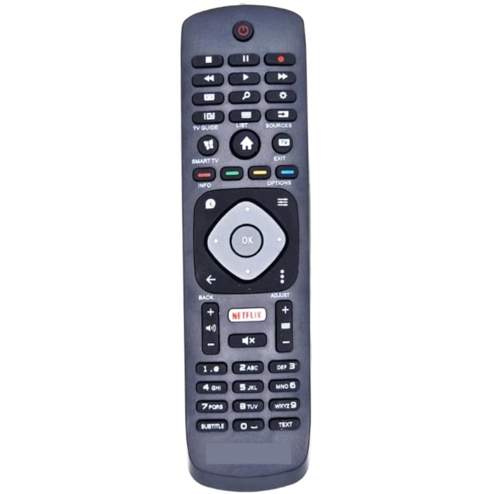 Telecomanda pentru PHILIPS TV, 398GR08BE, NETFLIX
