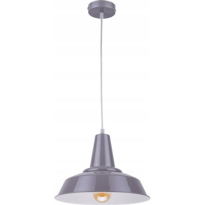 Lampa Suspendata BELL Gri Industriala Moderna