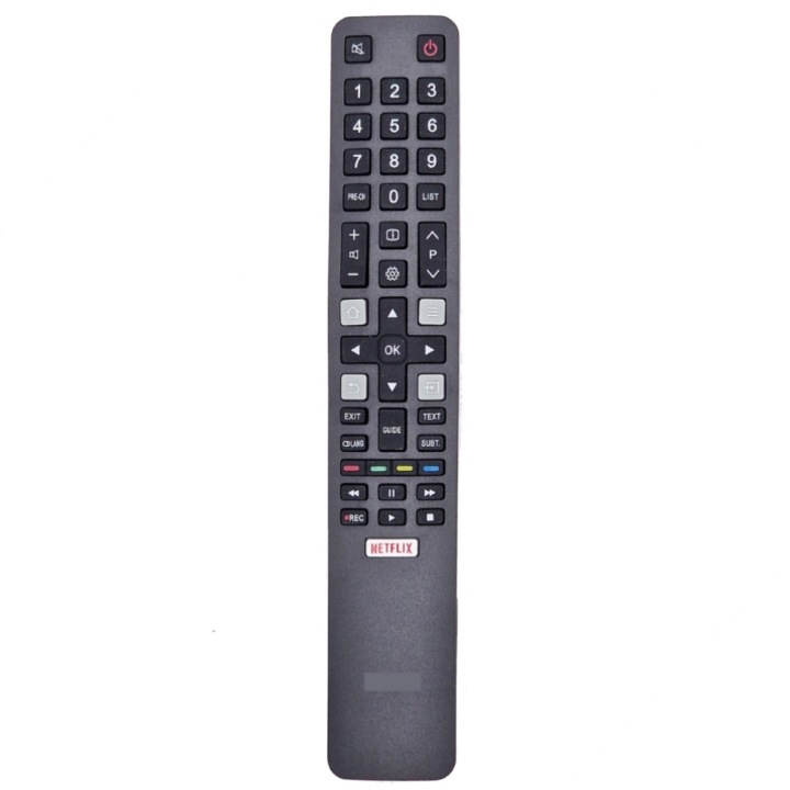 Telecomandă TCL pentru TV, funcționează direct, negru
