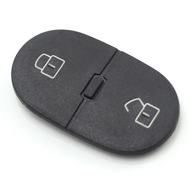 Гумена мембранна подложка с 2 бутона Techstar, съвместима с автомобилен ключ Audi VW Seat Skoda