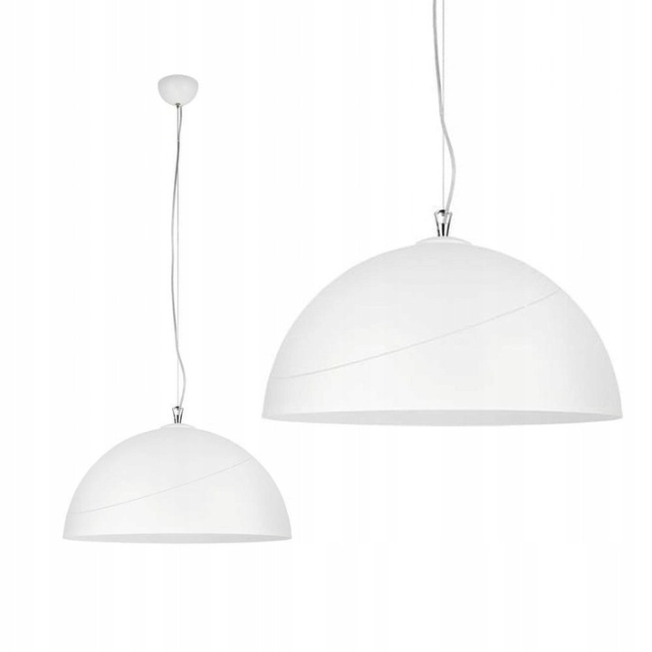 Lampa suspendata TK Lighting Steel Wave 2188, Alba, Metal