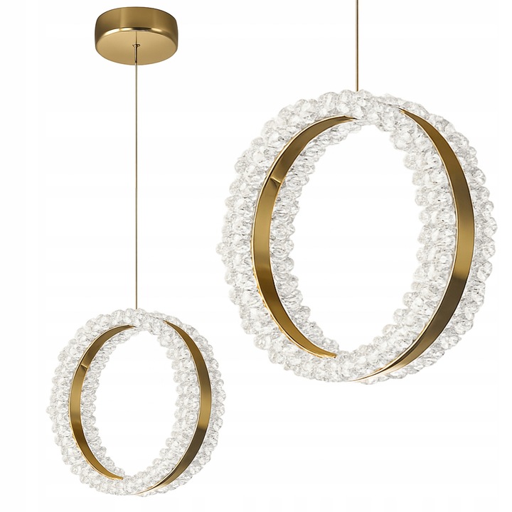 Lampa Suspendata LED Toollight LHJ098-CP Aurie 14W