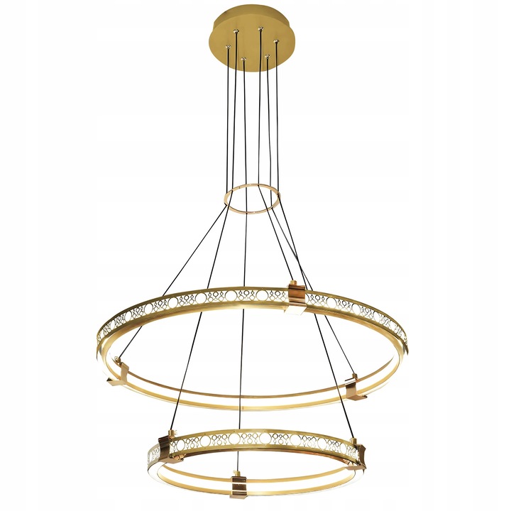 Lampa Suspendata Aurie LED Toollight LHJ037-CP2, 60W, 3000K