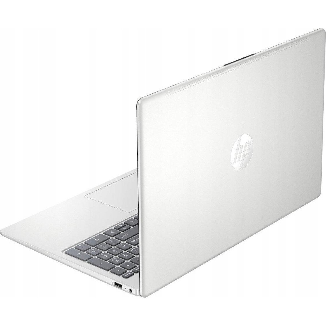 Laptop HP 15, 15.6" Full HD, AMD Ryzen™ 3 7320U pana la 4.1 GHz, 8 GB RAM LPDDR5 5500, 512 GB SSD, AMD Radeon Graphics, Windows 11 Home, Natural Silver 512 GB