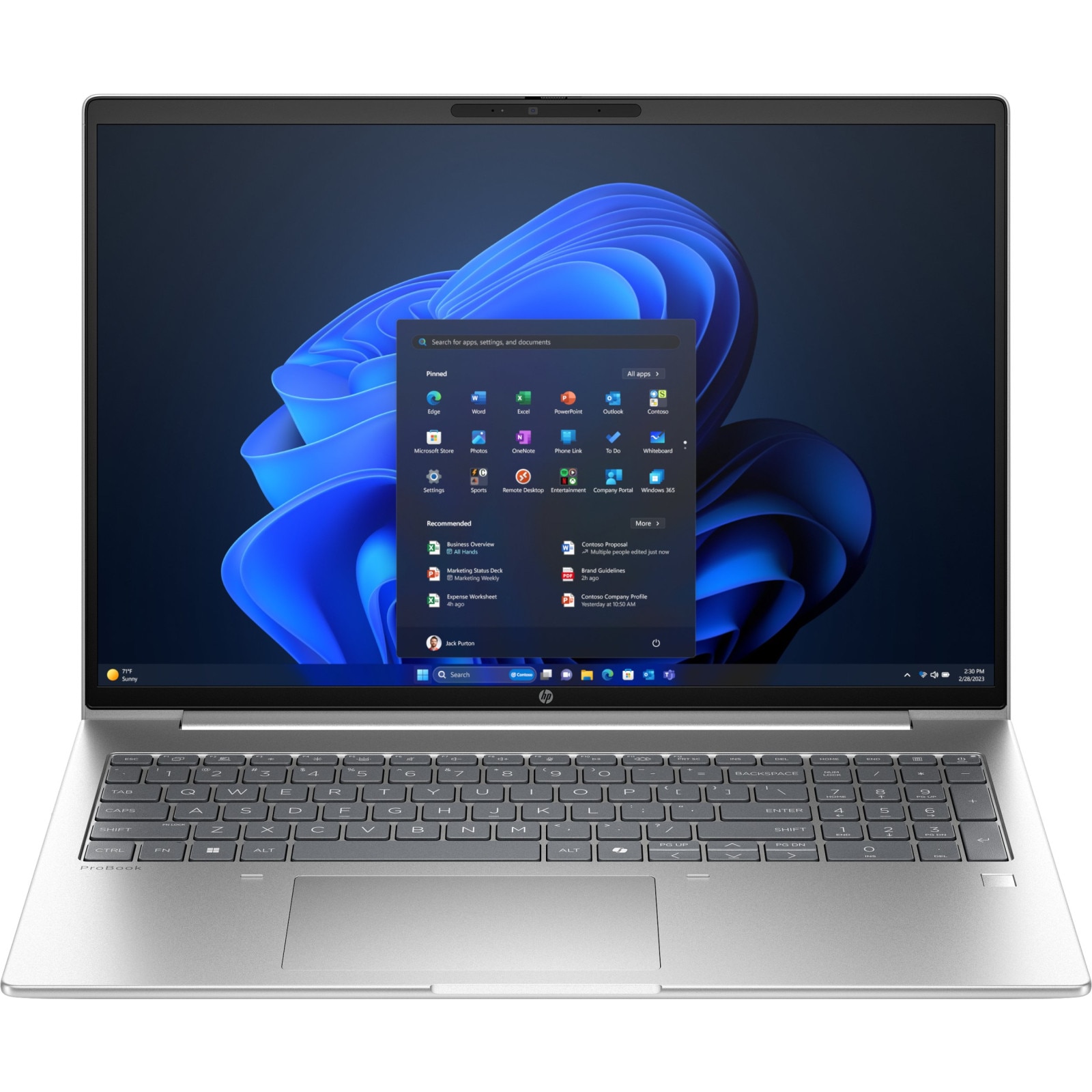 Laptop HP ProBook 4 G1ah, 16" WUXGA, AMD Ryzen™ 5 220 pana la 4.9 GHz, 16 GB RAM DDR5 5600, 512 GB SSD, AMD Radeon Graphics, Windows 11 Pro, Pike Silver 512 GB