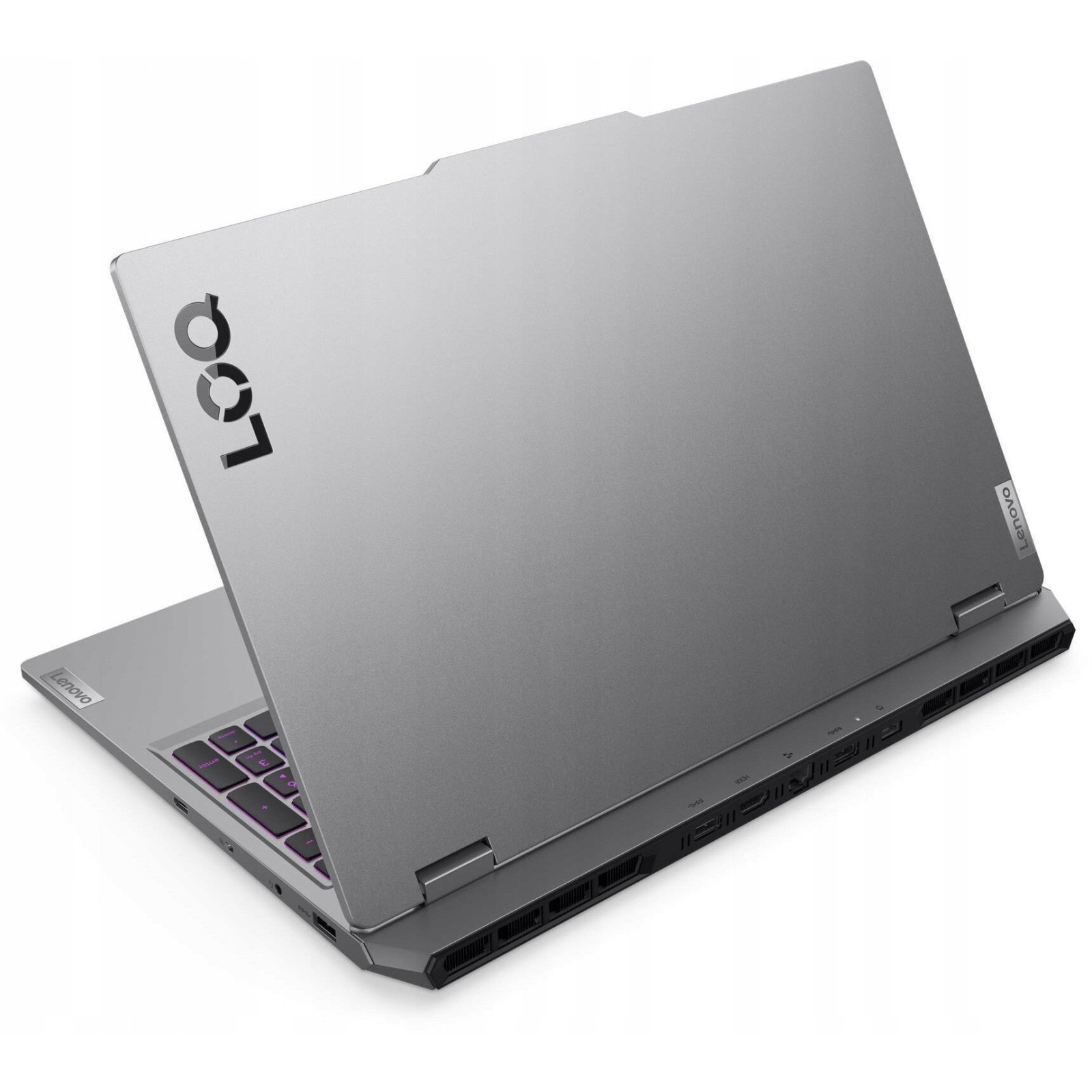 Laptop Lenovo LOQ, 15.6" Full HD, AMD Ryzen™ 5 220 pana la 4.9 GHz, 32 GB RAM DDR5 5600, 512 GB SSD, NVIDIA® GeForce® RTX 5050 8 GB, Free Dos, Luna Grey 512 GB