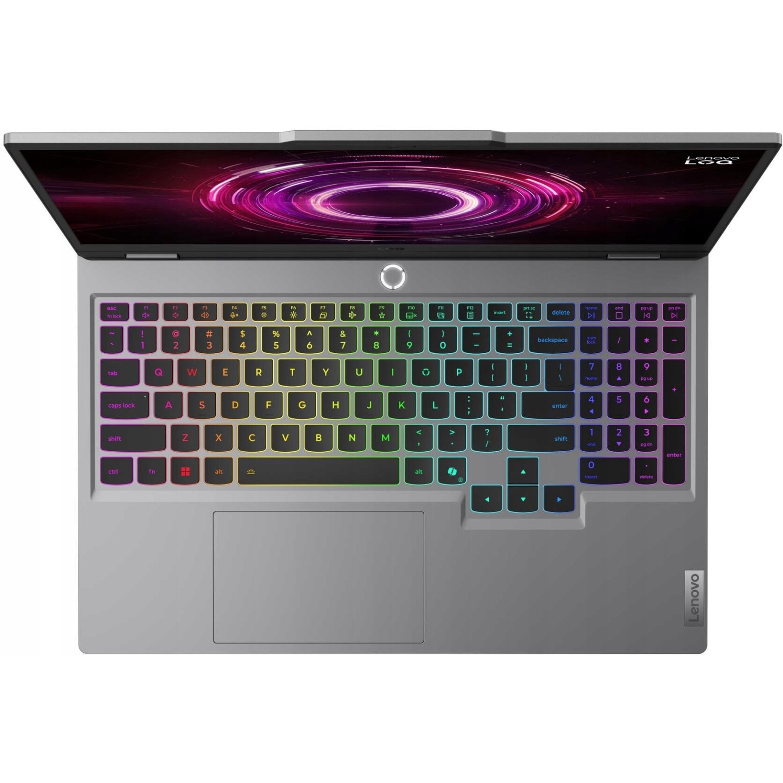 Laptop Lenovo LOQ, 15.6" Full HD, AMD Ryzen™ 5 220 pana la 4.9 GHz, 32 GB RAM DDR5 5600, 512 GB SSD, NVIDIA® GeForce® RTX 5050 8 GB, Free Dos, Luna Grey 512 GB