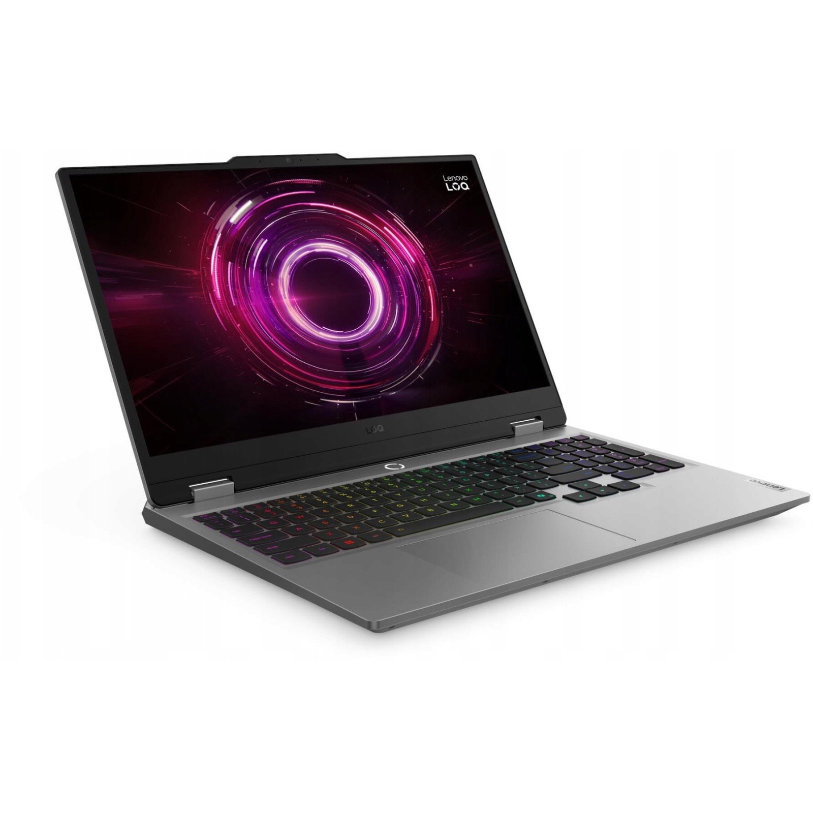 Laptop Lenovo LOQ, 15.6" Full HD, AMD Ryzen™ 5 220 pana la 4.9 GHz, 32 GB RAM DDR5 5600, 512 GB SSD, NVIDIA® GeForce® RTX 5050 8 GB, Free Dos, Luna Grey 512 GB