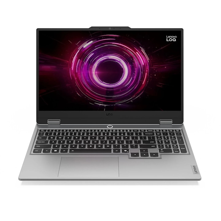 Лаптоп Lenovo LOQ, 15.6" Full HD, AMD Ryzen™ 5 220 до 4.9 GHz, 16 GB RAM DDR5 5600, 512 GB SSD, NVIDIA® GeForce® RTX 5050 8 GB, Free Dos, Luna Grey 512 GB