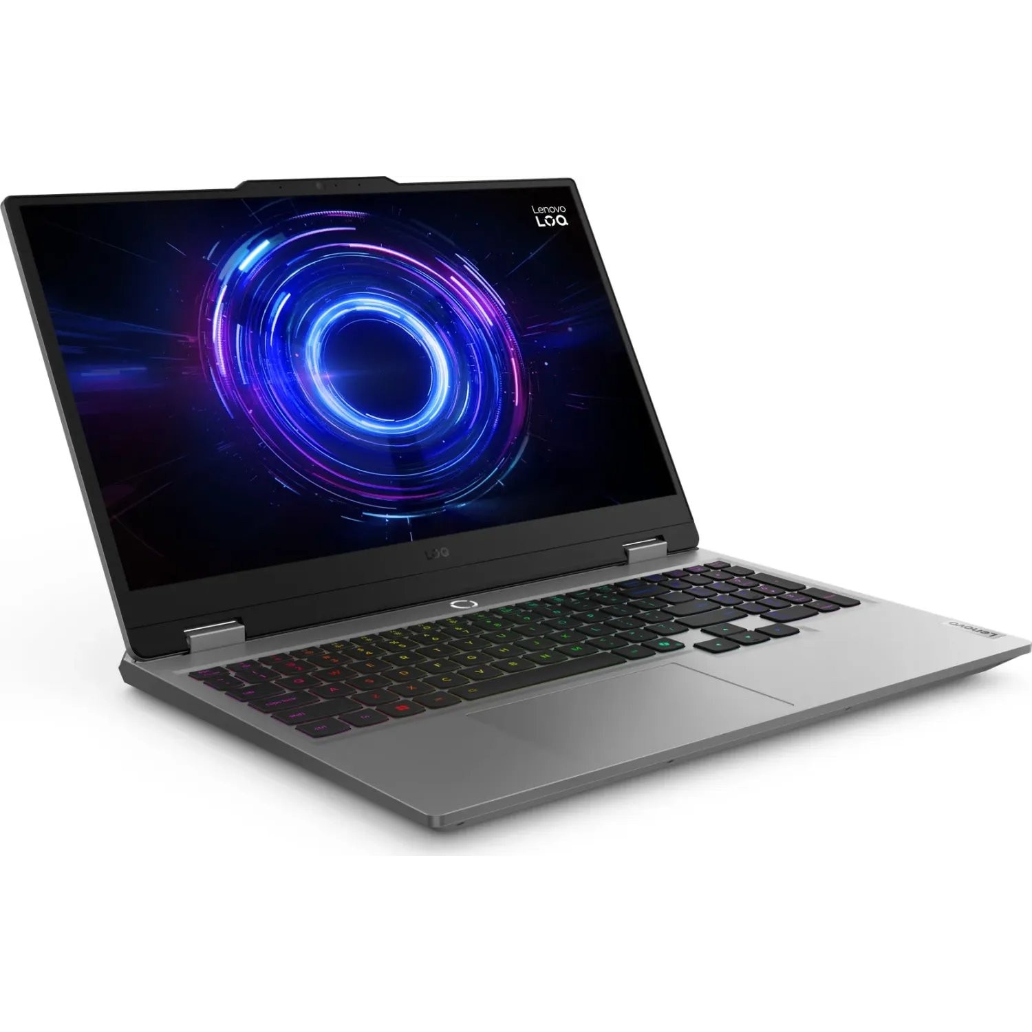 Laptop Lenovo LOQ, 15.6" Full HD, Intel® Core™ i5 13450HX pana la 4.6 GHz, 16 GB RAM DDR5 4800, 1 TB SSD, NVIDIA® GeForce® RTX 5060 8 GB, Free Dos, Luna Grey 1 TB