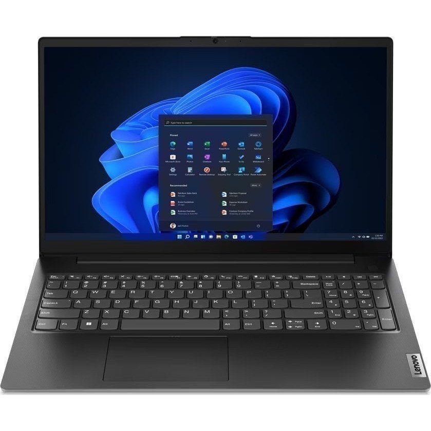 Laptop Lenovo V15 G4 ABP, 15.6" Full HD, AMD Ryzen™ 7 7730U pana la 4.5 GHz, 16 GB RAM DDR4 3200, 512 GB SSD, AMD Radeon Graphics, Free Dos, Business Black 512 GB
