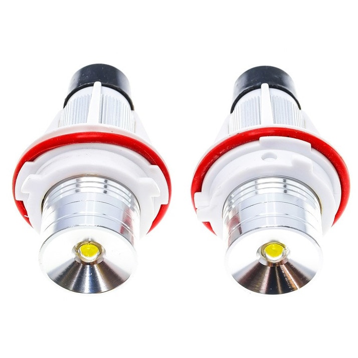 Set 2 Becuri LED Marker 14W Angel Eyes, Alb Rece, pentru BMW - eMAG.ro