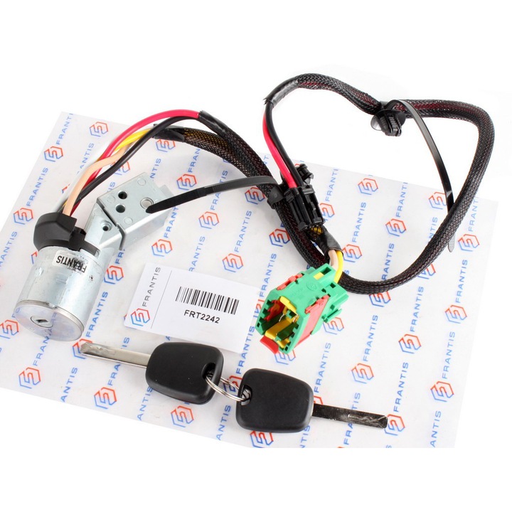 Контакт с 2 ключа, Frantis, за Peugeot 307, 5 кабела