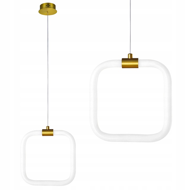 Lampa Suspendata LED Toollight LHJ057-1CP, Aur Periat, 9W