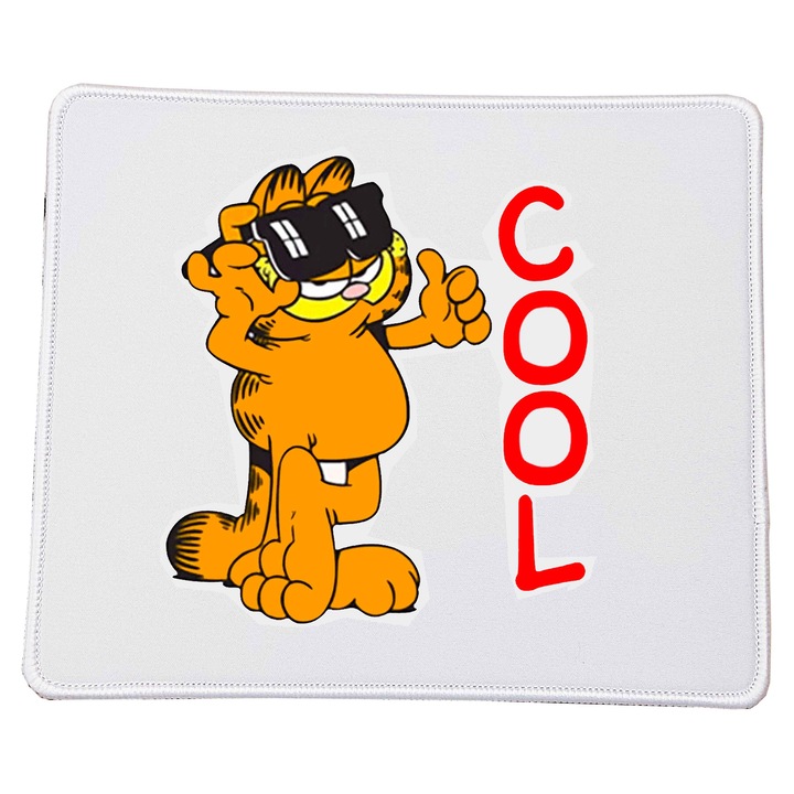 Mousepad Garfield No8 23x20cm design amuzant, material durabil