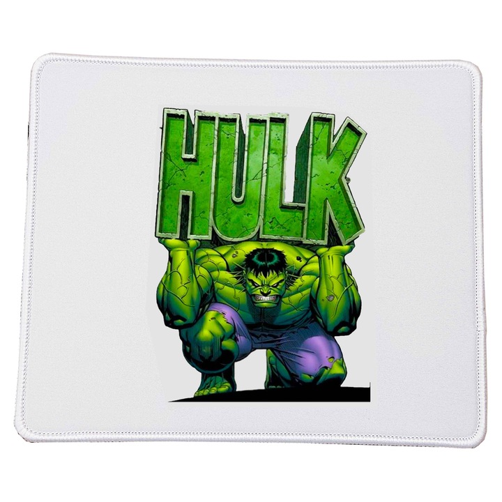 Mousepad The Incredible Hulk, 23x20cm, material durabil, design comic