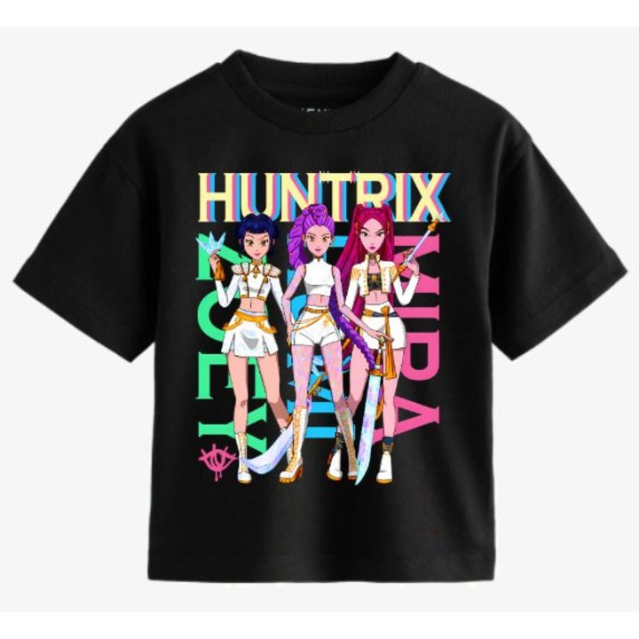 Póló 100% pamut, KPop Huntrix Demon Hunters