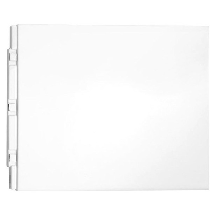 Panou lateral Polysan, 90x59cm, alb, ABS/PMMA, montaj stanga sau dreapta