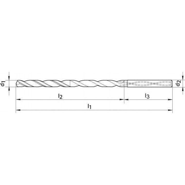 Set burghie pentru metal, GUHRING, SLWN VHM, 20x310mm, 12xD, 2 caracteristici reprezentative