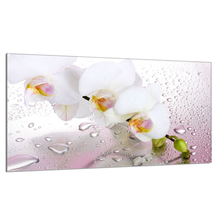 Placa de protectie din sticla pentru aragaz 90x52 cm, TMK ArtDeko, design modern, usor de curatat, multicolor