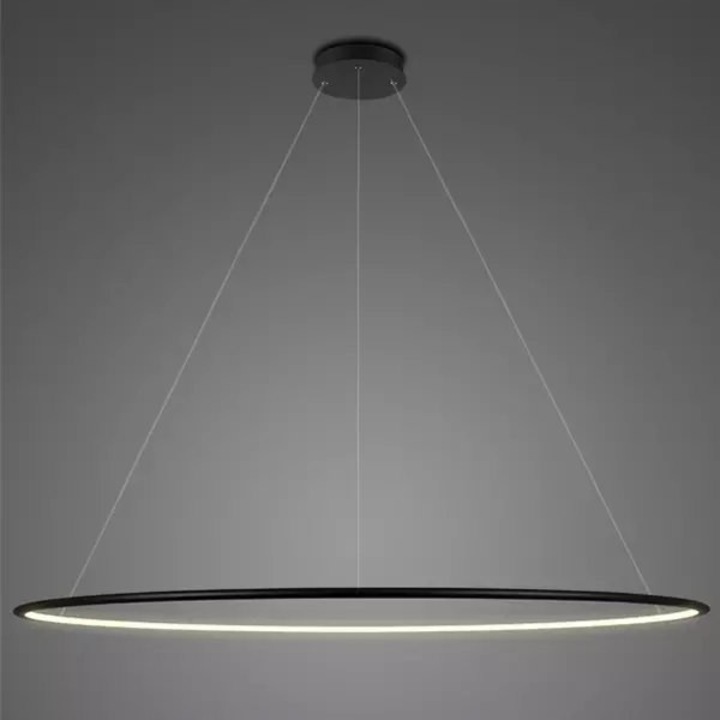 Висяща LED лампа Кръгове No.1 200см 3000K Черна
