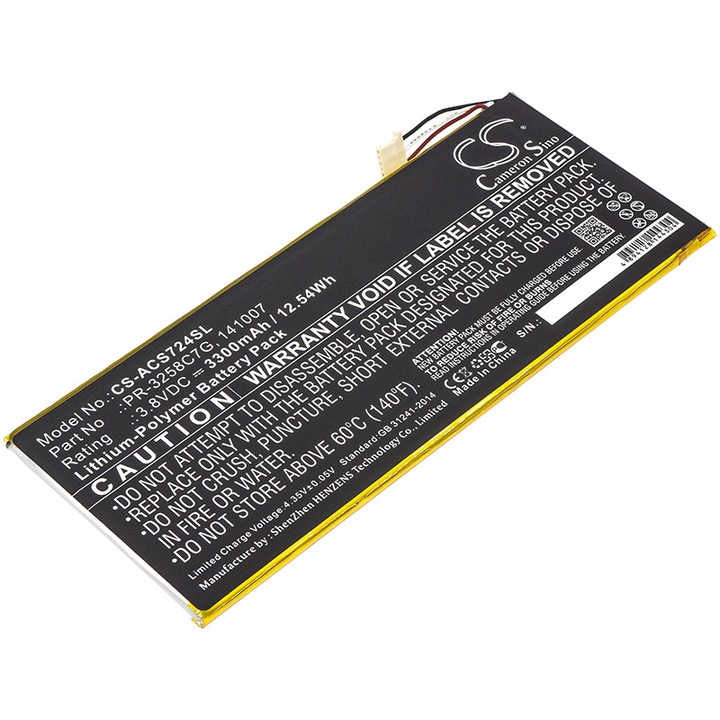 Baterie TECHTEK CS-ACS724SL Li-Polymer 3300mAh