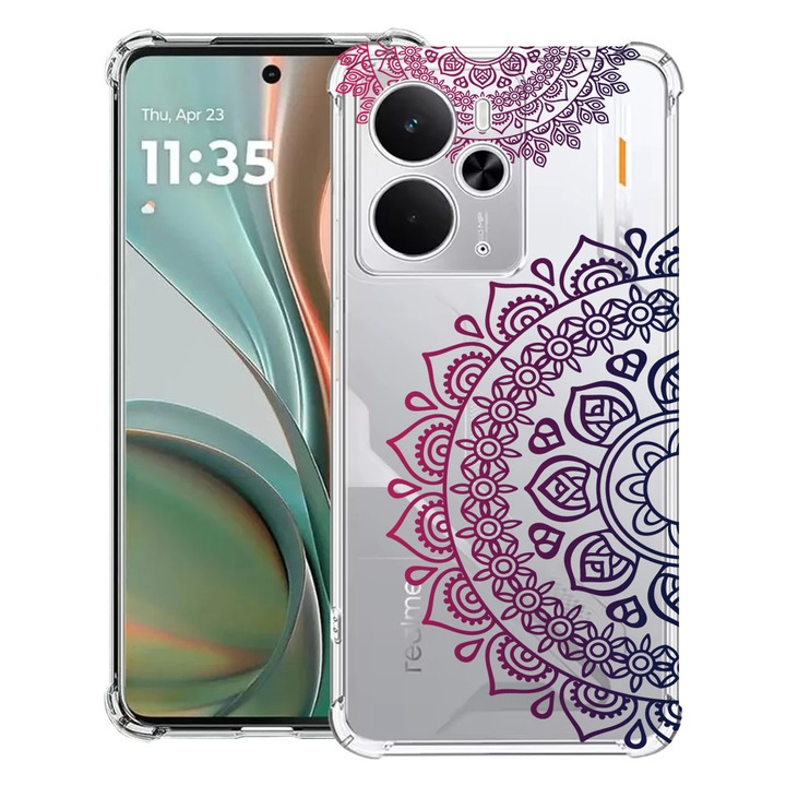 BestCase® Husa Anti Shock Compatibil cu Poco M7 Pro 5G, cu Design Lace Non Figurative, Reinforced 4 Corners, 2099994 AS 63