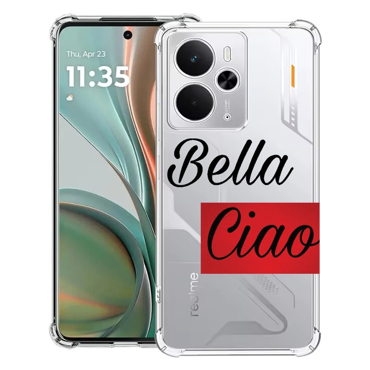 BestCase® Husa Anti Shock Compatibil cu Poco M7 Pro 5G, cu Design Bella Ciao, Reinforced 4 Corners, 2099994 AS 293