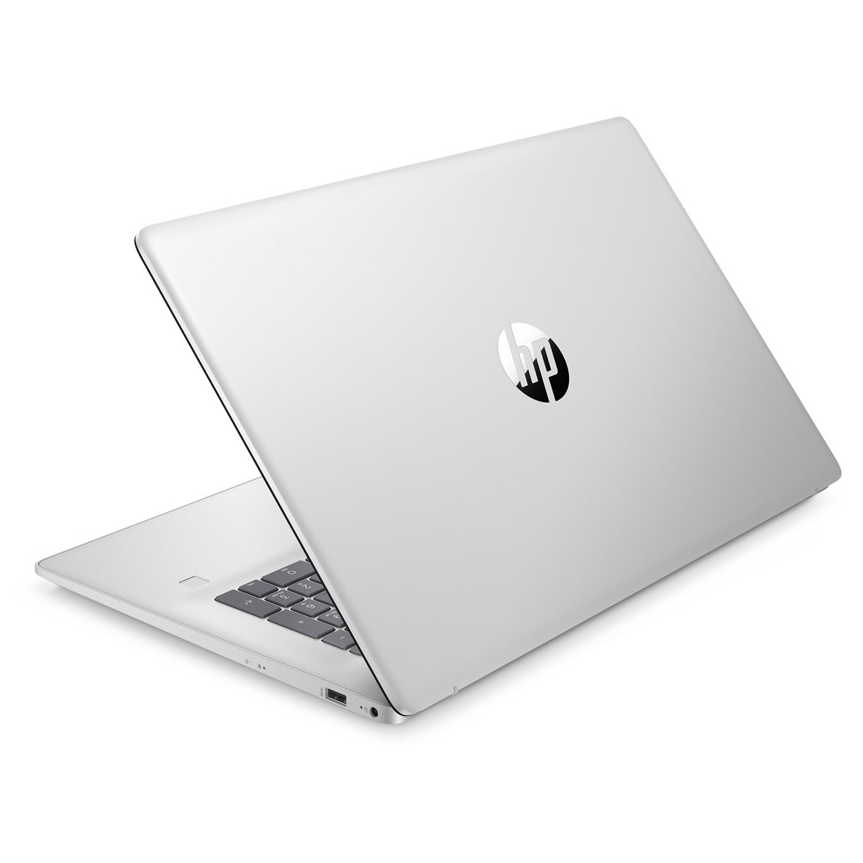 Laptop HP 17, 17.3" Full HD, AMD Ryzen™ 5 7520U pana la 4.3 GHz, 8 GB RAM LPDDR5 5500, 512 GB SSD, AMD Radeon Graphics, Windows 11 Home, Natural Silver 512 GB