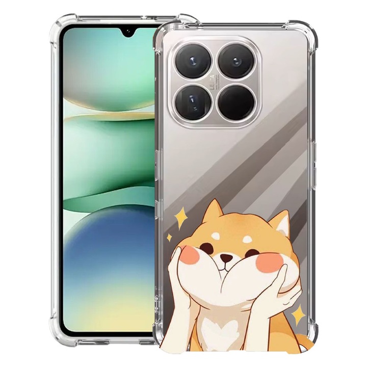 BestCase® Husa Anti Shock 1.5mm Compatibil cu Motorola Moto G86 Power, cu Design Emoji - Sweet Cat, Reinforced 4 Corners, 3119591 AS 596