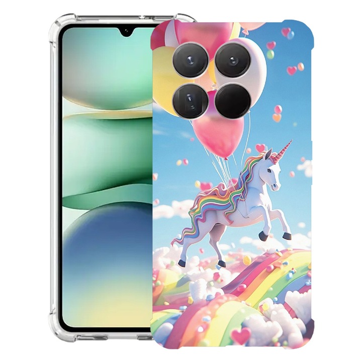 BestCase® Husa Anti Shock 1.5mm Compatibil cu Motorola Moto G86 Power, cu Design Magical Pattern, Reinforced 4 Corners, 3119591 AS 1215