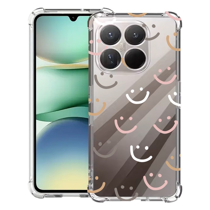 BestCase® Husa Anti Shock 1.5mm Съвместим с Motorola Moto G86 Power, с дизайн Smile Please, Подсилени 4 ъгъла, 3119591 AS 985