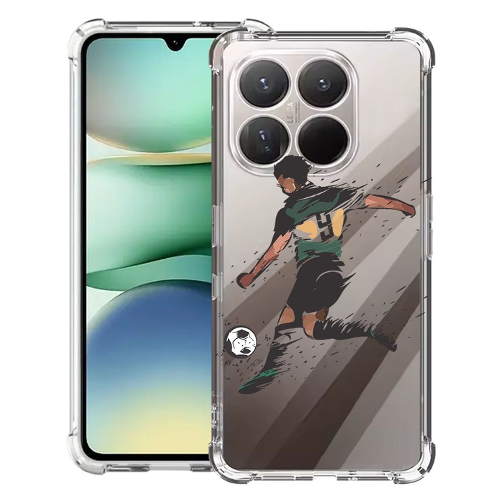 BestCase® Husa Anti Shock 1.5mm Compatibil cu Motorola Moto G86 Power, cu Design Football, Reinforced 4 Corners, 3119591 AS 782