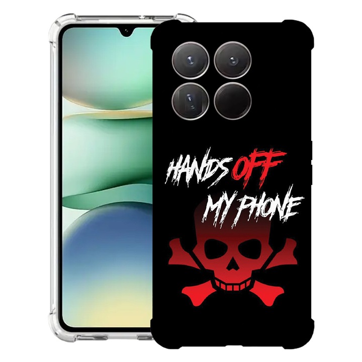 BestCase® Husa Anti Shock 1.5mm Compatibil cu Motorola Edge 70, cu Design Hand Of My Phone, Reinforced 4 Corners, 3119590 AS 1166