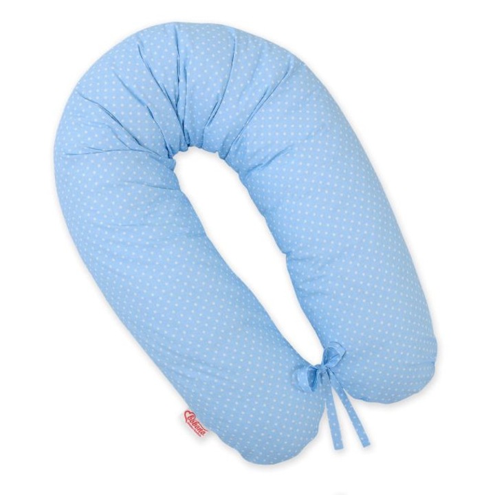 Fata pentru perna de gravida Bobono, 100% bumbac 170cm