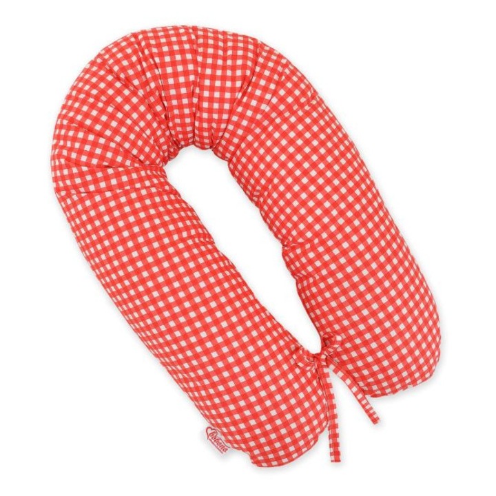 Fata pentru perna de gravida Bobono, 100% bumbac 170cm