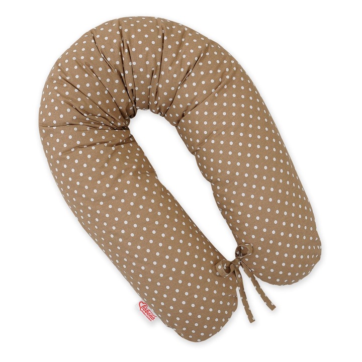 Fata pentru perna de gravida Bobono, 100% bumbac 170cm