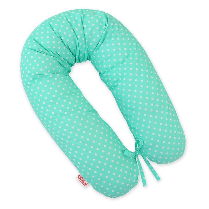 Fata pentru perna de gravida Bobono, 100% bumbac 170cm