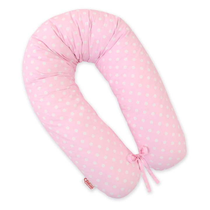 Fata pentru perna de gravida Bobono, 100% bumbac 170cm