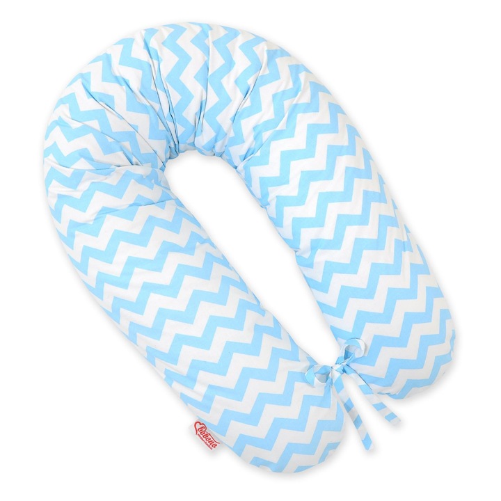 Fata pentru perna de gravida Bobono, 100% bumbac 170cm