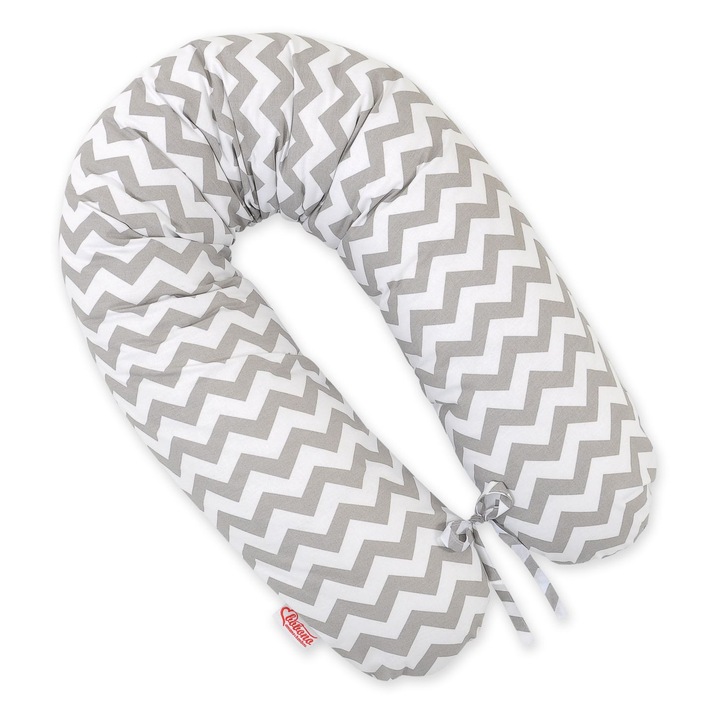 Fata pentru perna de gravida Bobono, 100% bumbac 170cm