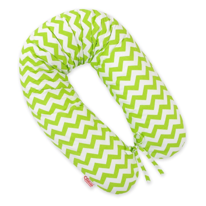 Fata pentru perna de gravida Bobono, 100% bumbac 170cm