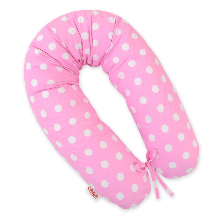 Fata pentru perna de gravida Bobono, 100% bumbac 170cm