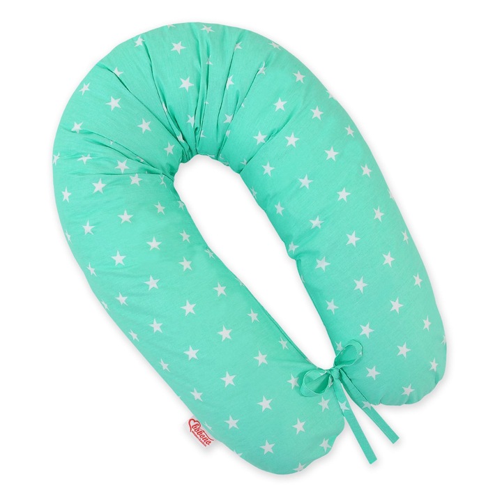 Fata pentru perna de gravida Bobono, 100% bumbac 170cm